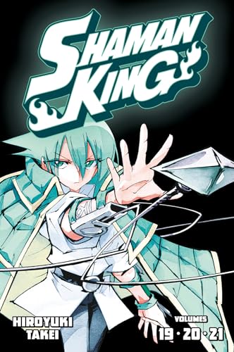 Shaman King omnibus volume 7 cover featuring Yoh Asakura with origami.