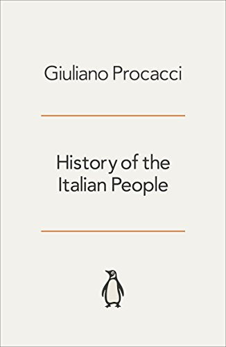 Book cover: "History of the Italian People" by Giuliano Procacci, Penguin edition.