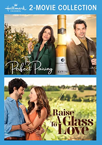 Hallmark 2-movie collection cover featuring couples and wine bottles.