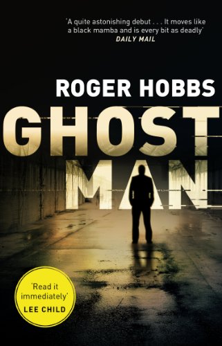 Book cover: "Ghostman" by Roger Hobbs, featuring a silhouetted figure.