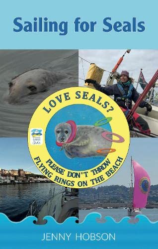 Book cover featuring seals, a sailboat, and a circular graphic with a seal.