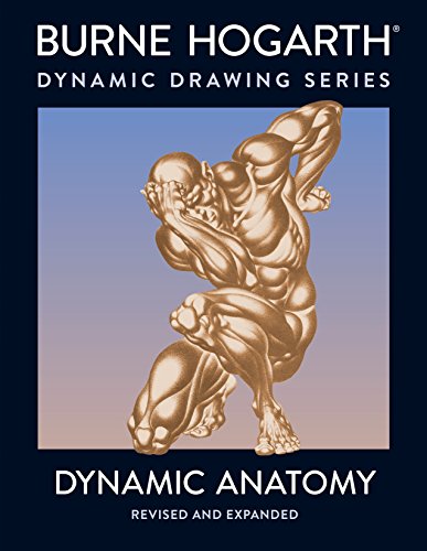 Book cover: “Dynamic Anatomy” featuring a bronze-toned muscular figure.
