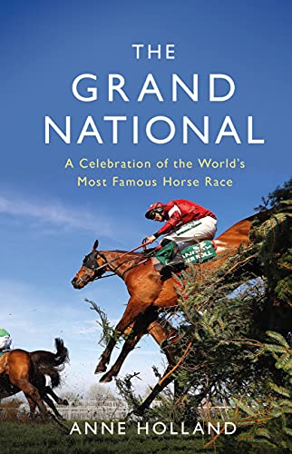 Book cover depicting a horse and jockey jumping a steeplechase fence.
