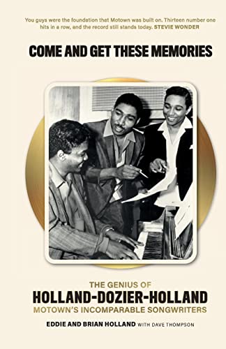Book cover featuring a black and white photo of Holland-Dozier-Holland around a piano.