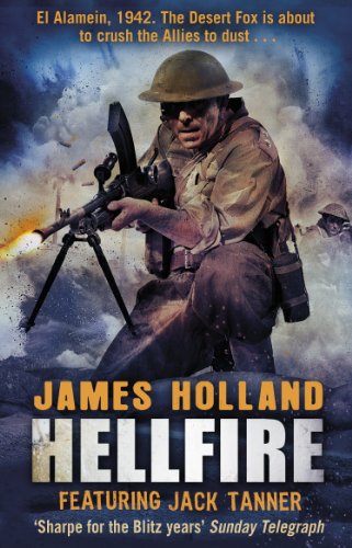 World War II soldier with machine gun, book cover art.