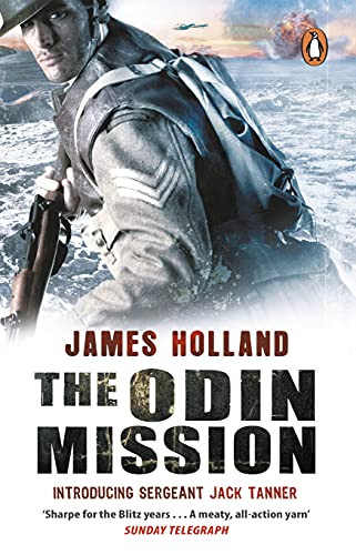WW2 novel cover featuring a soldier with a rifle, explosions in background.