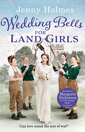 Book cover depicting women in wartime attire, one in a wedding dress.