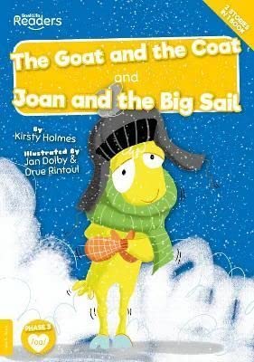 Book cover featuring a yellow goat wearing a coat and scarf.