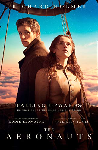 Book cover featuring Eddie Redmayne and Felicity Jones, with a hot air balloon.