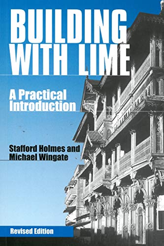 Book cover: “Building with Lime” featuring a historic building facade.