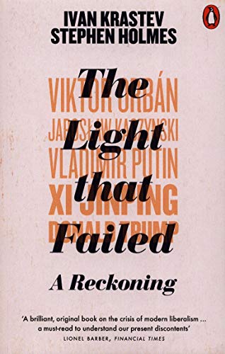 Book cover with stacked, bold text: “The Light that Failed: A Reckoning.”