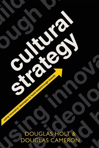 Book cover: "Cultural Strategy" by Holt & Cameron, with bold text and arrow.