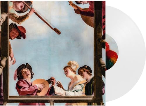 Vinyl record cover depicting a Renaissance-style painting of musicians.