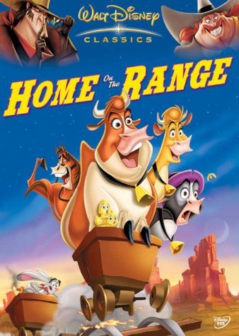 "Blu-ray cover featuring a cartoon cow against a yellow and orange background."