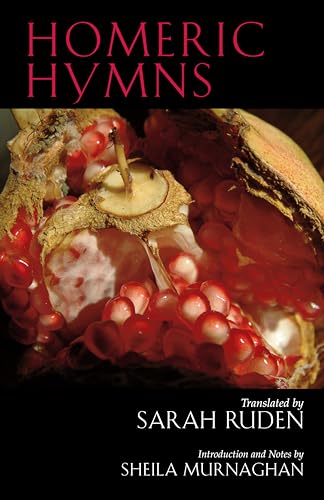 Book cover: "Homeric Hymns" with a pomegranate image and author Sarah Ruden.
