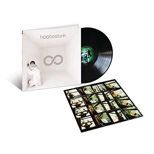 Hoobastank’s “The Reason” vinyl record with album art and insert.