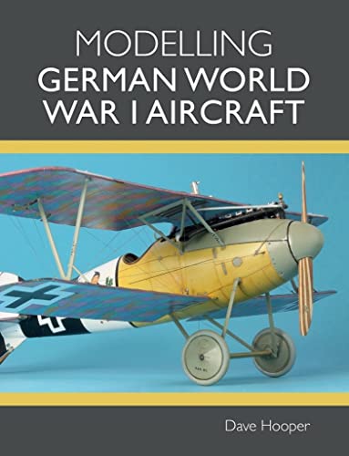 Book cover featuring a detailed model of a yellow WWI German biplane.