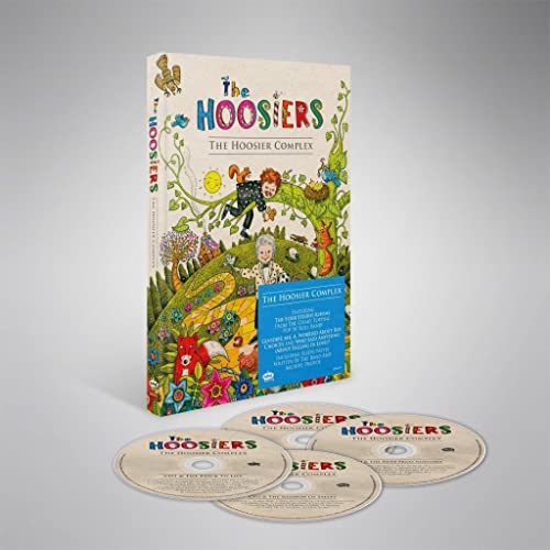 The Hoosier Complex CD box set with illustrated cover art and three discs.