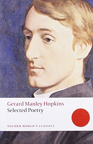 Book cover: portrait of Gerard Manley Hopkins, red circle detail.