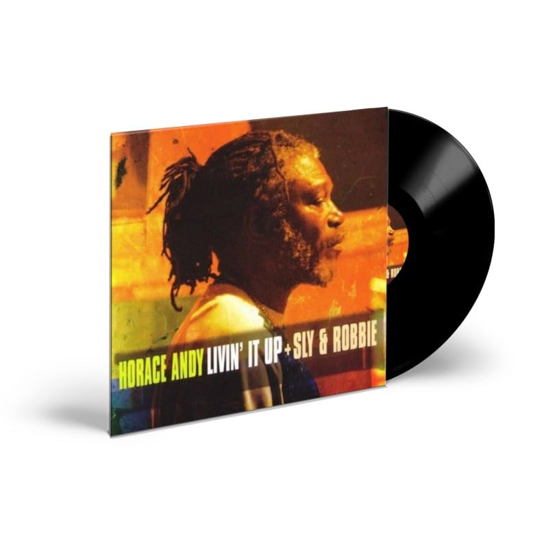 Vinyl record of Horace Andy & Sly & Robbie, portrait cover.
