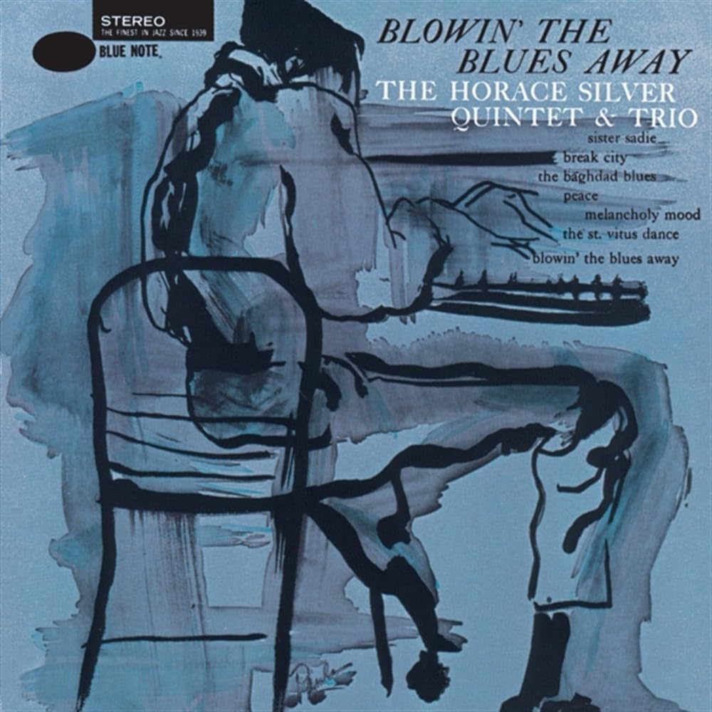 CD cover for Horace Silver Quintet’s “Blowin’ The Blues Away” album.