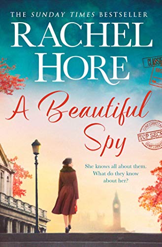 Book cover featuring a woman in red walking towards Big Ben.