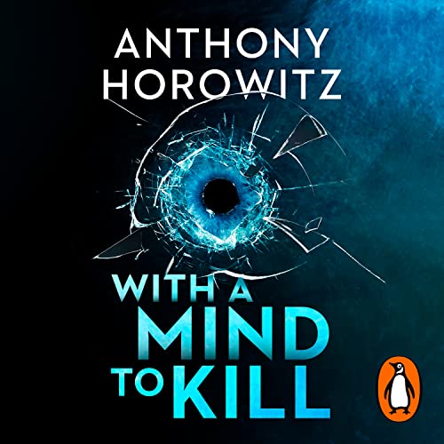 Book cover: cracked eye graphic with title "With a Mind to Kill".