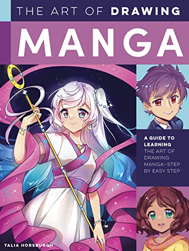Book cover featuring manga-style illustrations of young people and art guidance.