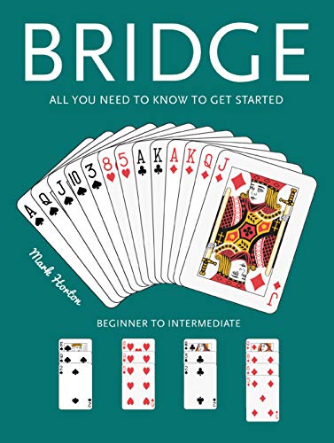 Book cover for “Bridge,” featuring playing cards and suit symbols.