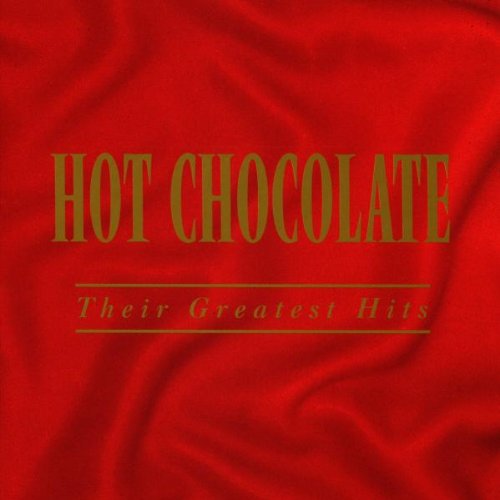 Hot Chocolate “Their Greatest Hits” CD cover on red fabric.