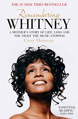 Book cover featuring Whitney Houston, with title “Remembering Whitney” visible.