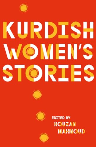 Book cover: "Kurdish Women’s Stories" with sunbursts and bold text.