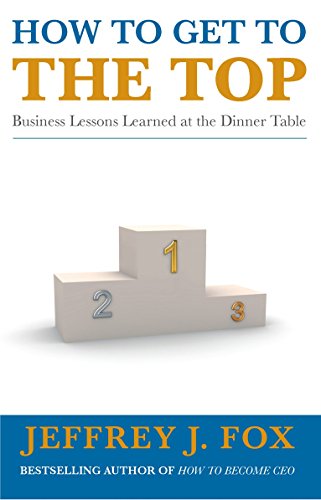 Book cover with a podium and text: "How to Get to the Top.
