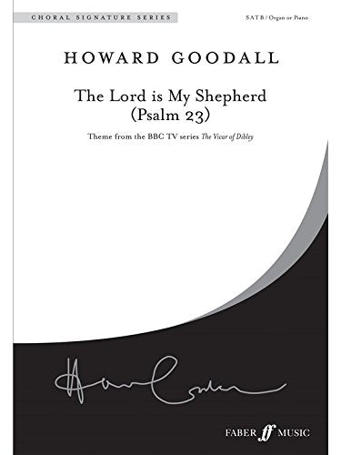Sheet music cover for “The Lord Is My Shepherd (Psalm 23)”.