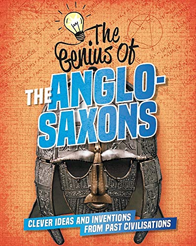 Book cover featuring Anglo-Saxon helmet, lightbulb, and text.