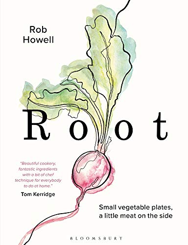 Book cover: watercolor painting of a radish with the title "Root".