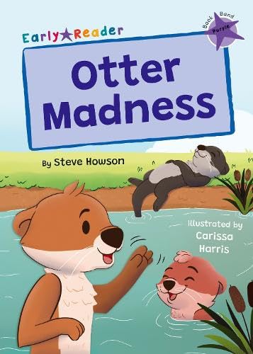 Book cover featuring three cartoon otters in a blue landscape.