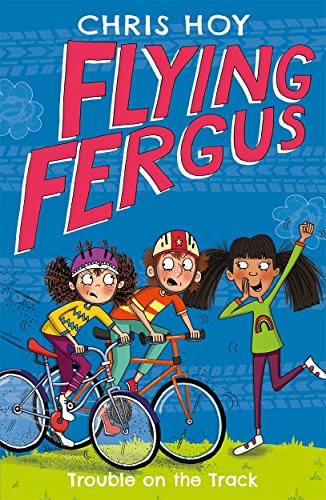 Book cover: three children on bicycles, titled “Flying Fergus.”