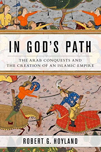 Book cover depicting historical battle scene, titled “In God’s Path.”