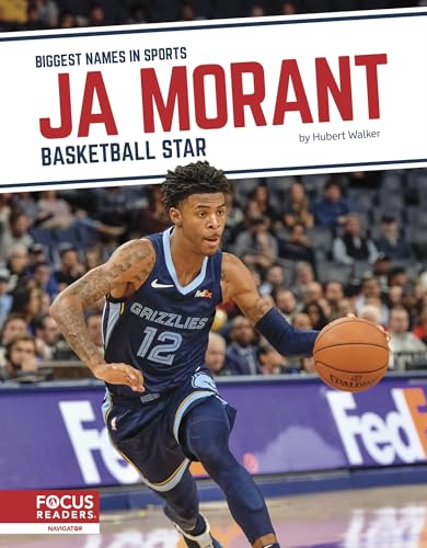 Book cover featuring Ja Morant dribbling a basketball in a Memphis Grizzlies jersey.