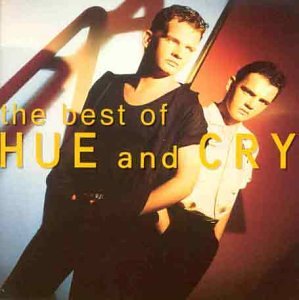 CD cover for Hue And Cry’s “The Best Of” featuring two men.
