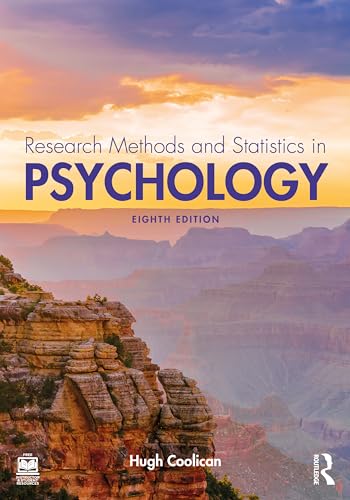 Book cover for Research Methods and Statistics in Psychology featuring a Grand Canyon landscape.