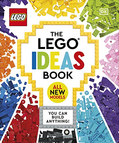 Book cover featuring colorful LEGO bricks and the title "The LEGO Ideas Book".