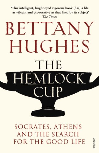 Book cover: "The Hemlock Cup" with illustration of a classical cup.
