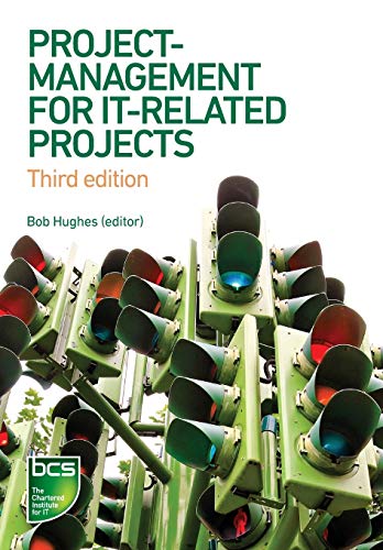 Book cover: "Project Management for IT-Related Projects," 3rd edition, traffic lights.