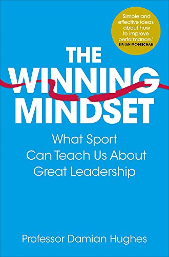 Book cover: "The Winning Mindset" with bold white text on a blue background.