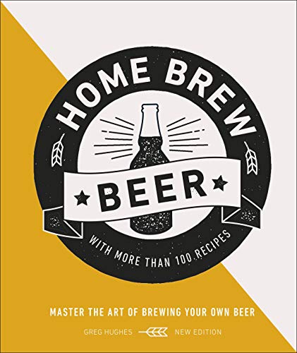 Book cover with a black circular logo featuring a beer bottle and text.