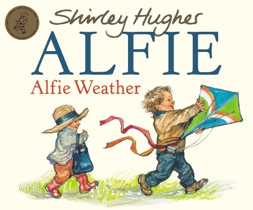 Book cover illustration of a boy flying a kite and a girl walking nearby.