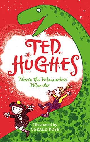 Book cover: green monster, children, and red text reading "Ted Hughes.