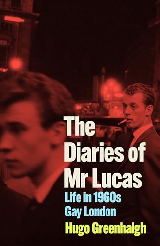 Book cover showing two men in suits against a dark, red-tinted London street background.